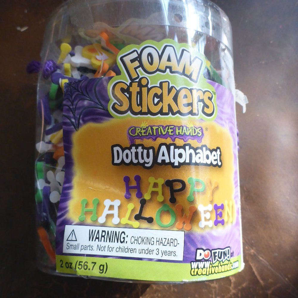 Creative Hands Dotty Alphabet Foam Stickers